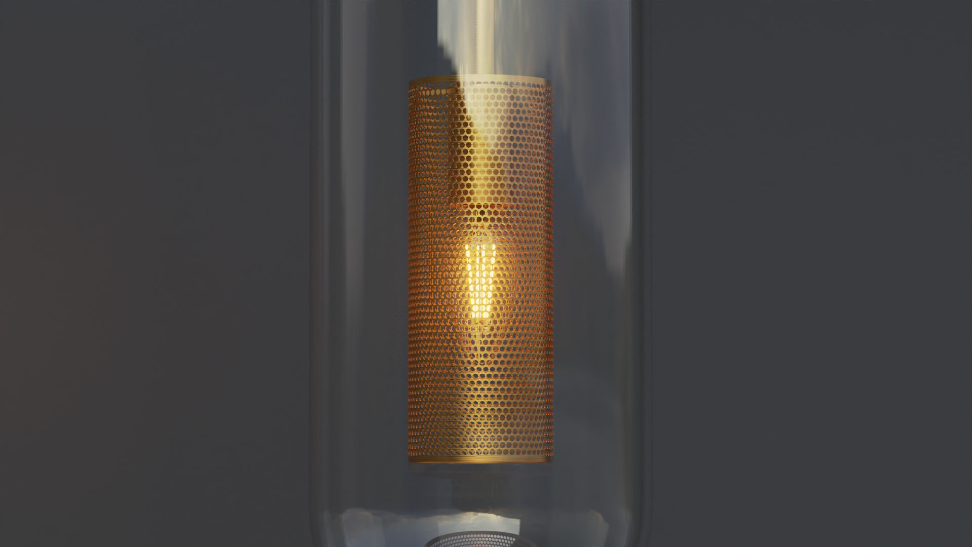 Otis Modern Glass Wall Lamp 3D model_5