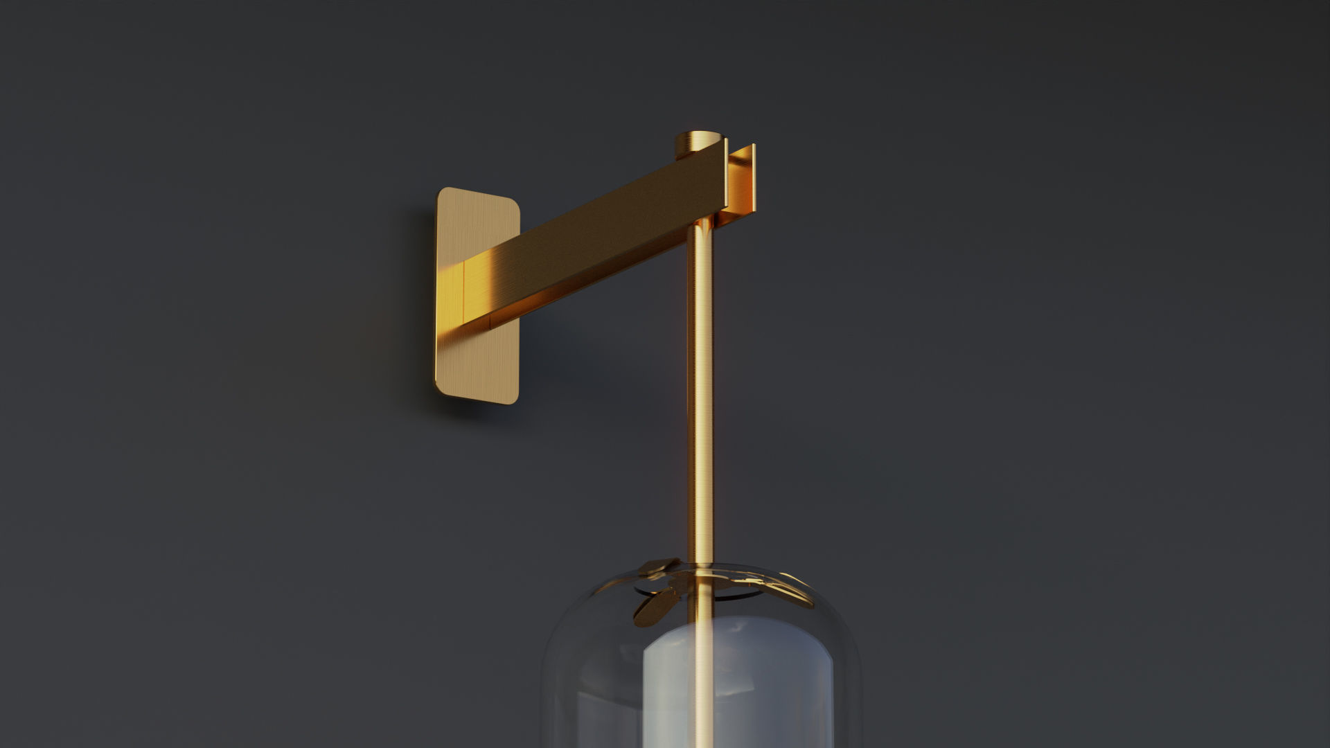 Otis Modern Glass Wall Lamp 3D model_3