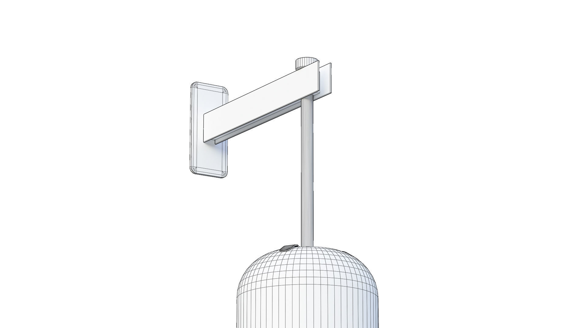 Otis Modern Glass Wall Lamp 3D model_10