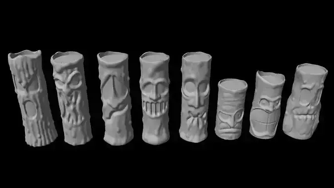 HALLOWEEN CANDLES 3D print model
