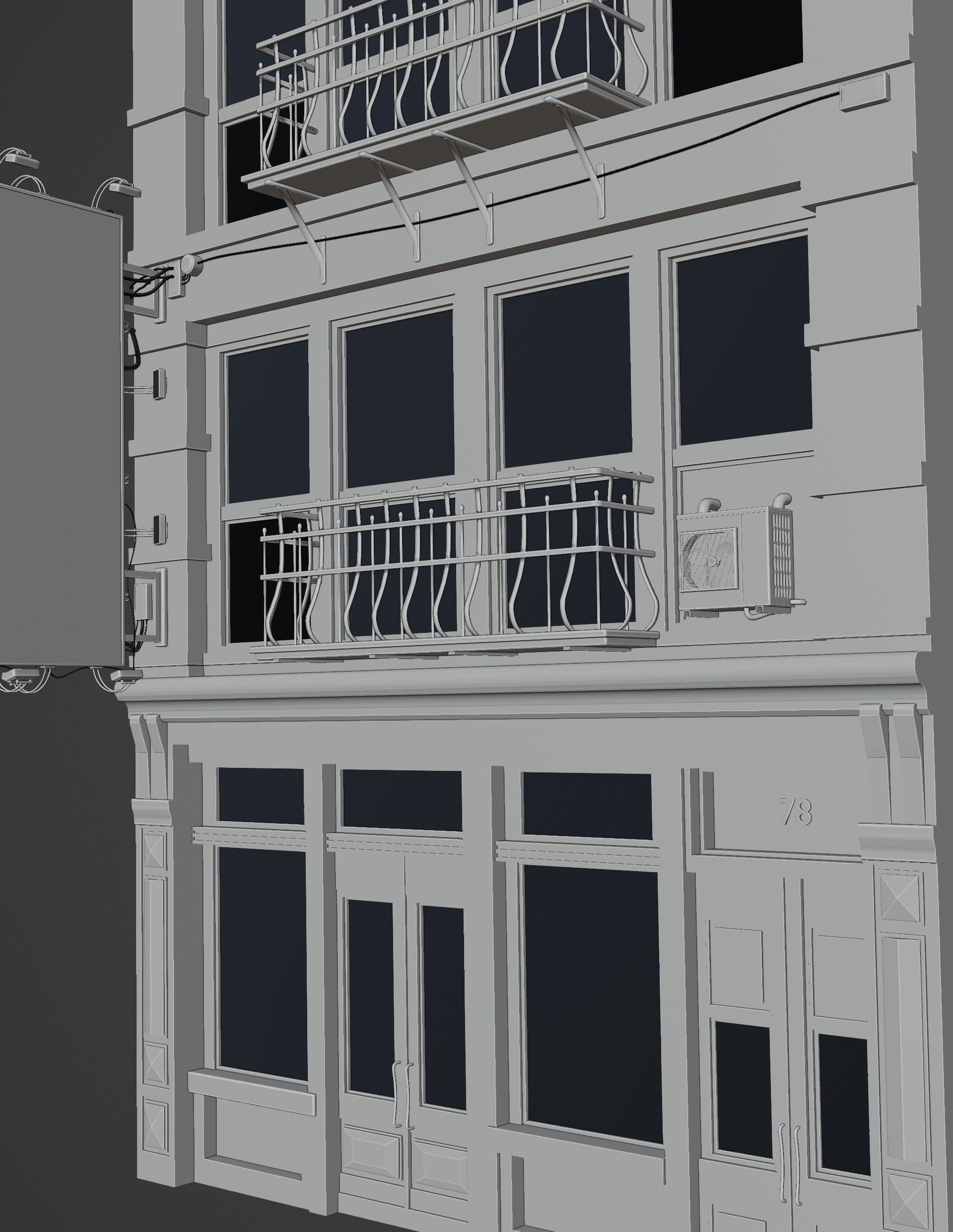 Old Building 3D model_14