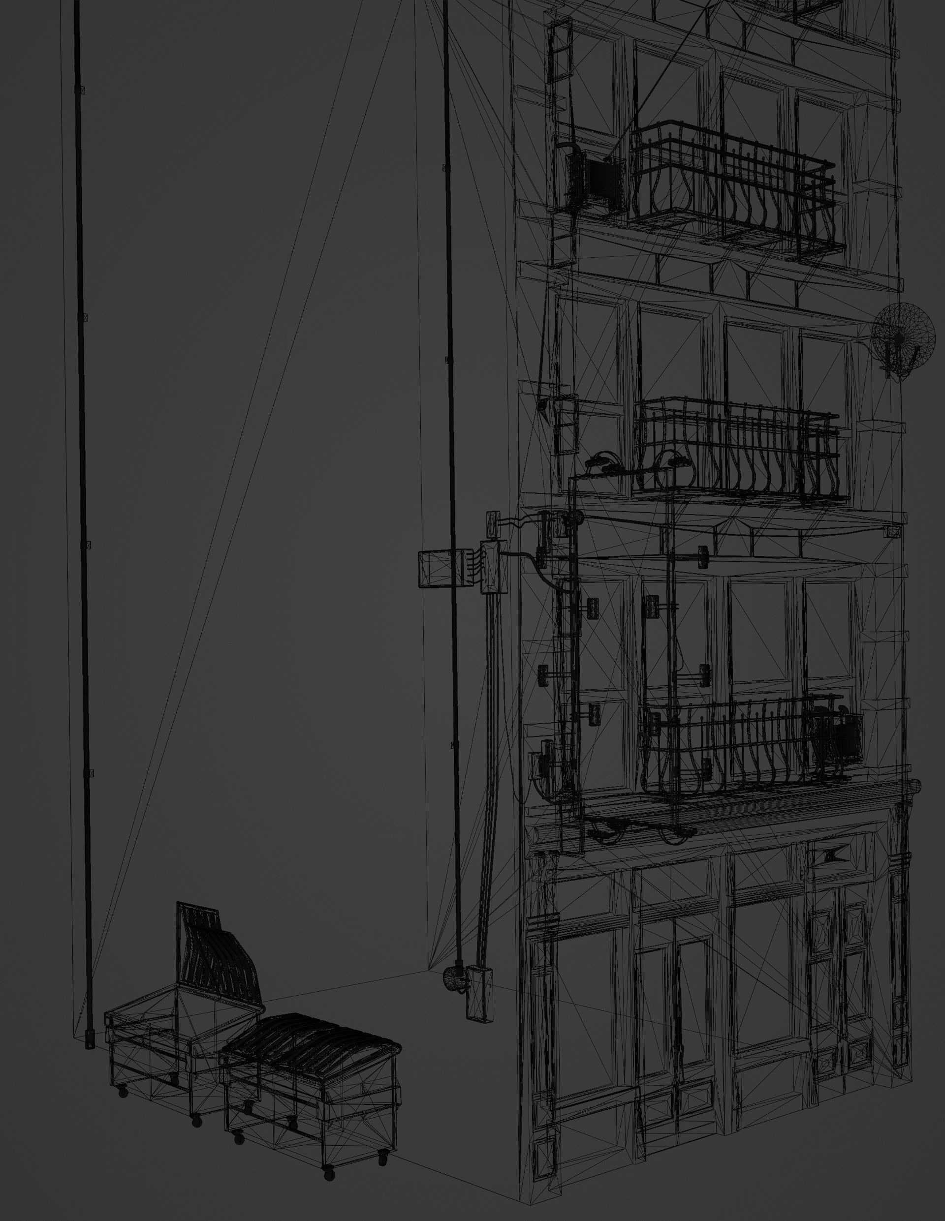 Old Building 3D model_19