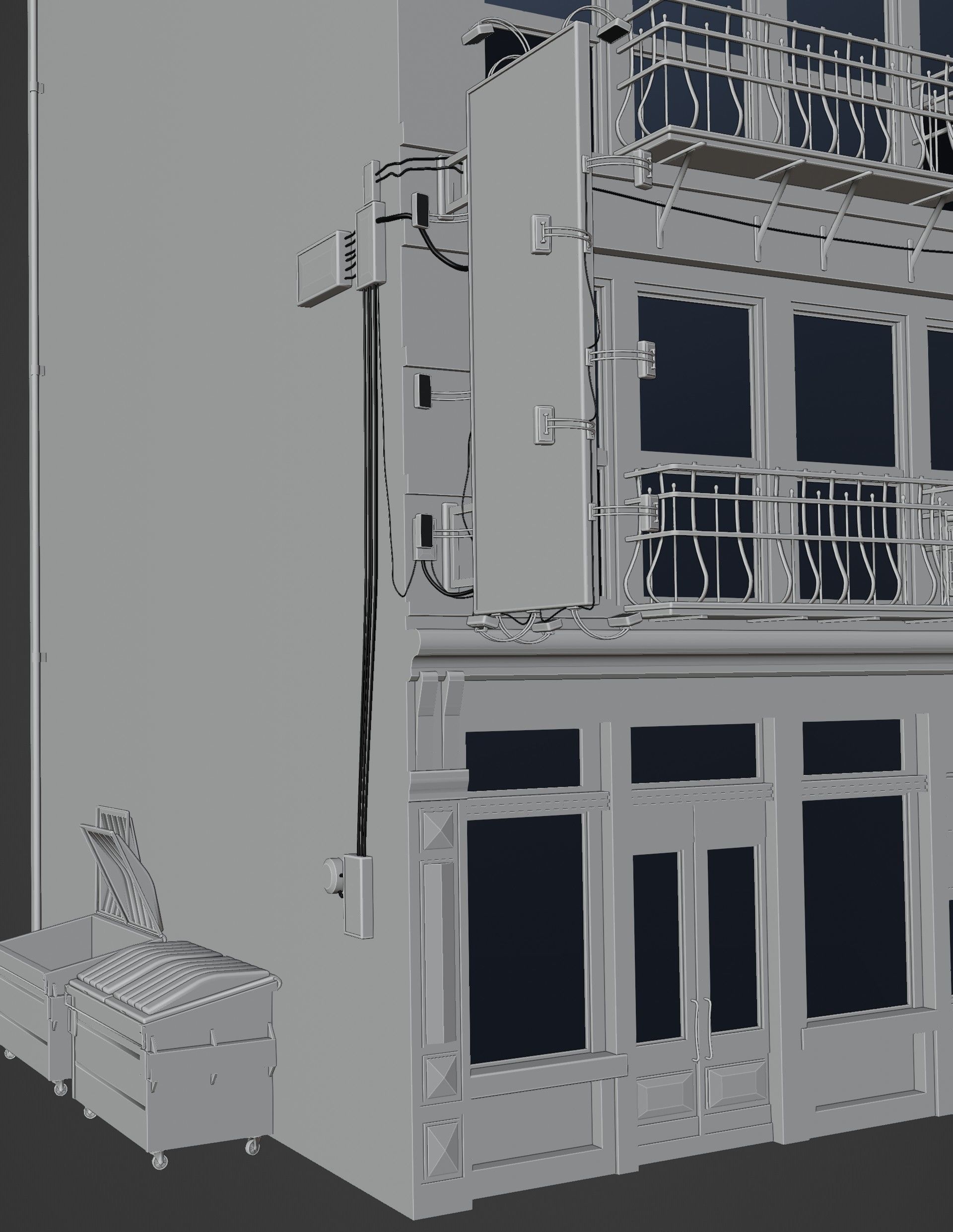 Old Building 3D model_13