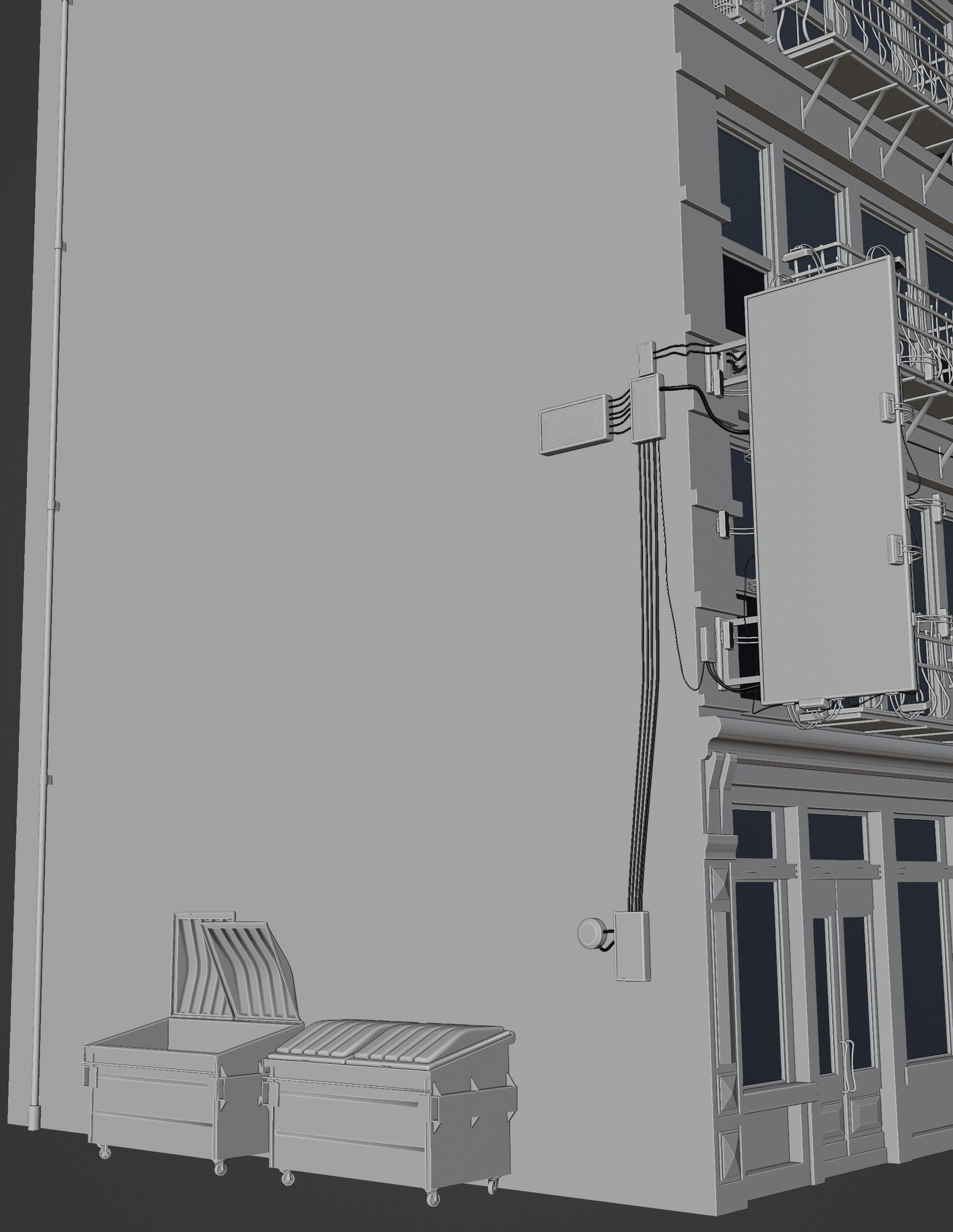 Old Building 3D model_16