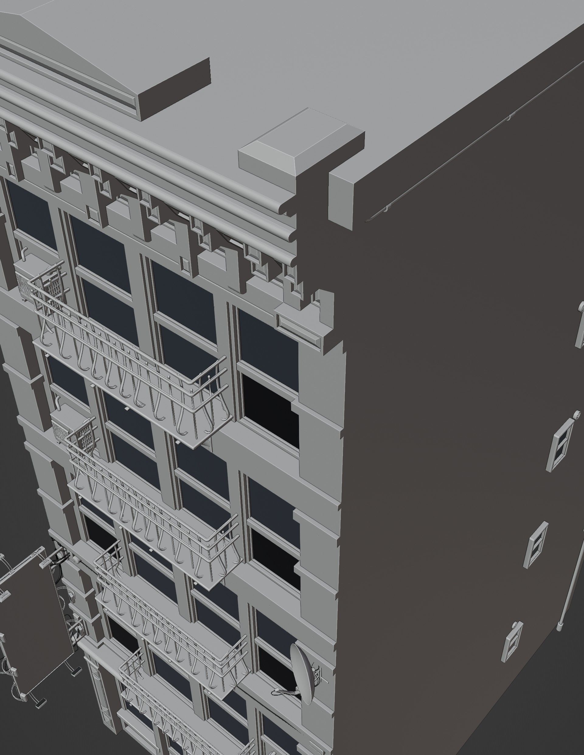 Old Building 3D model_15