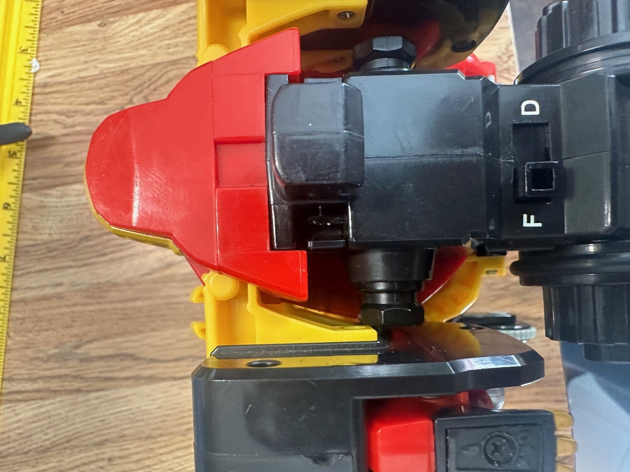 Power Rangers Dino Thunder Mezodon Megazord Head and Tail Clips 3D print model_2