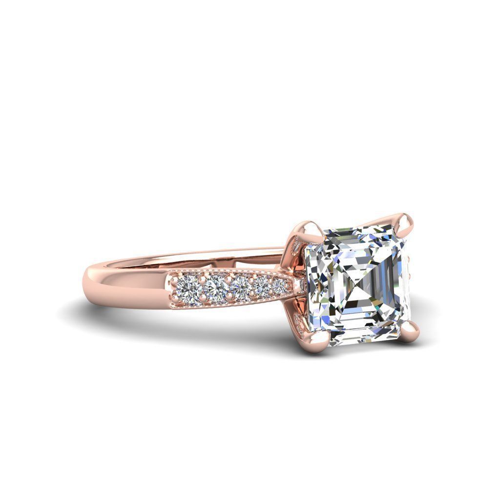 Engagement ring Lara ascher 3D print model_8