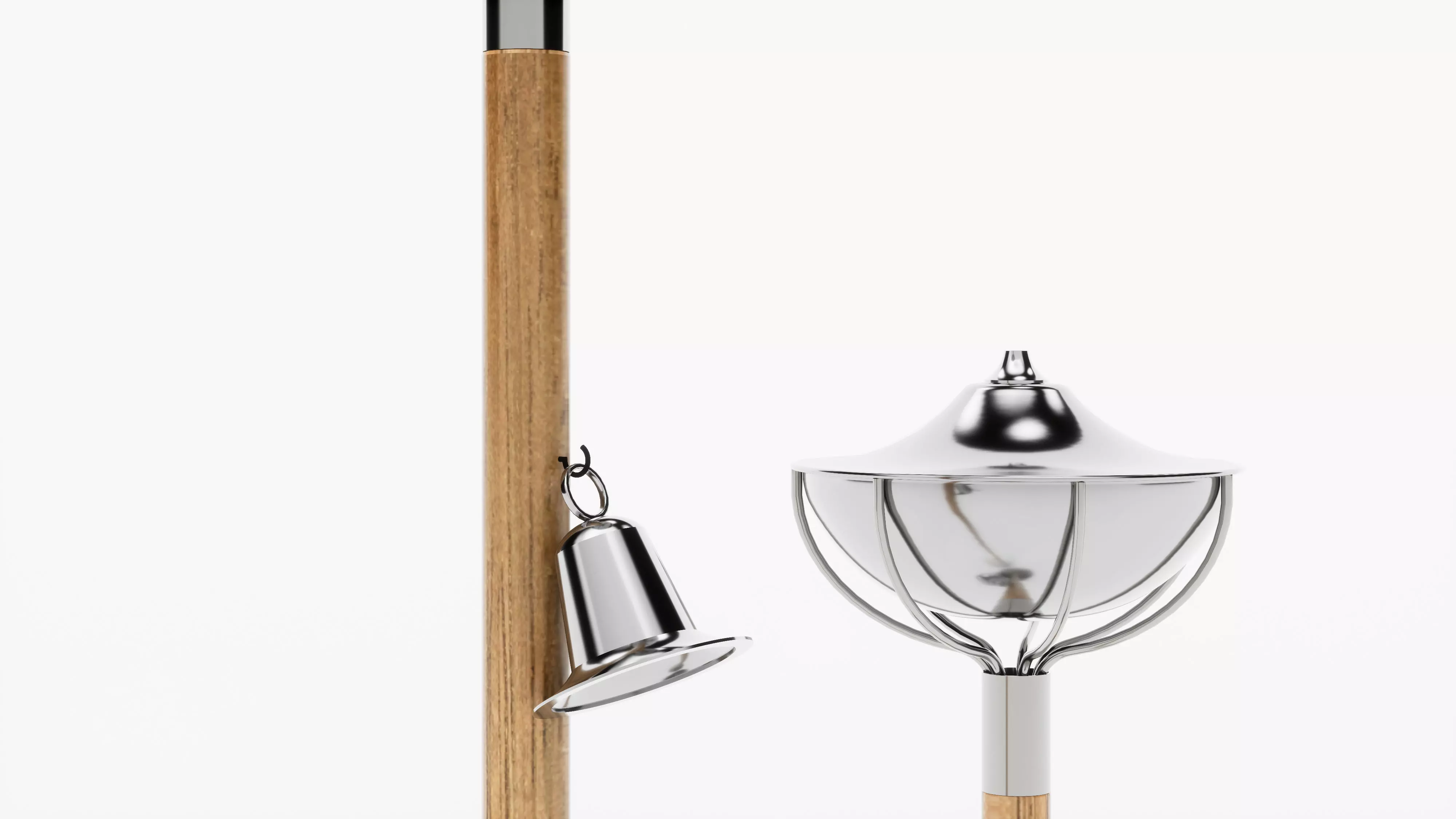 Garden Torch by Anormal 3D model