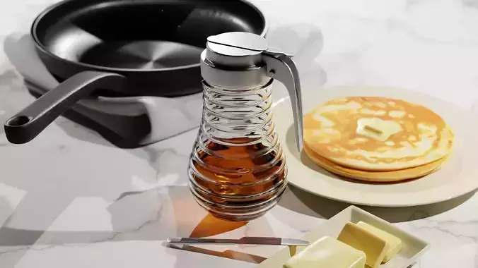 Glass Honey Dispenser 