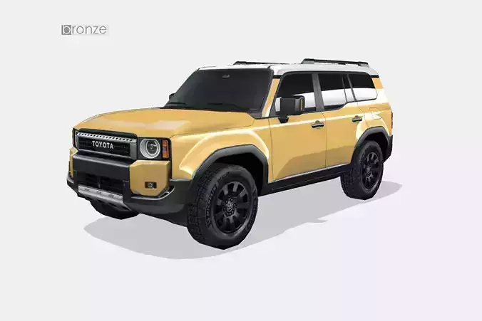Toyota Land Cruiser 2025 Low-poly 3D model