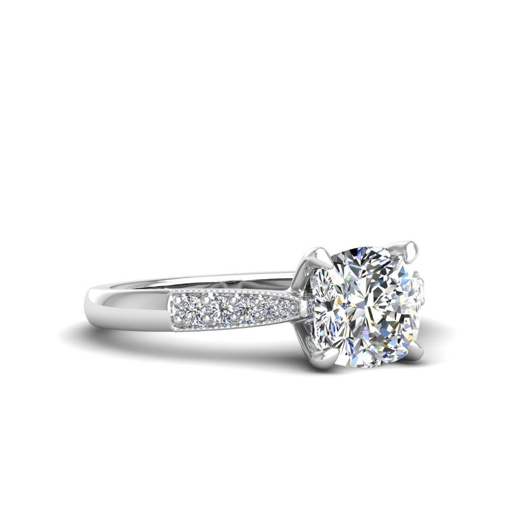 Engagement ring Lara qushion 3D print model_13