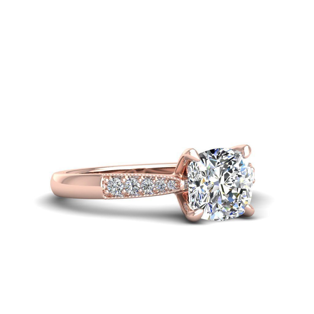 Engagement ring Lara qushion 3D print model_12