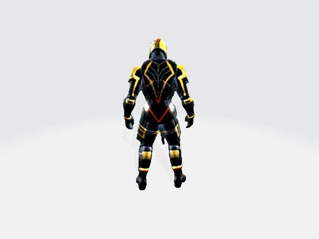 Cyber Sentinel - Futuristic Warrior 3D Model  3D model_3