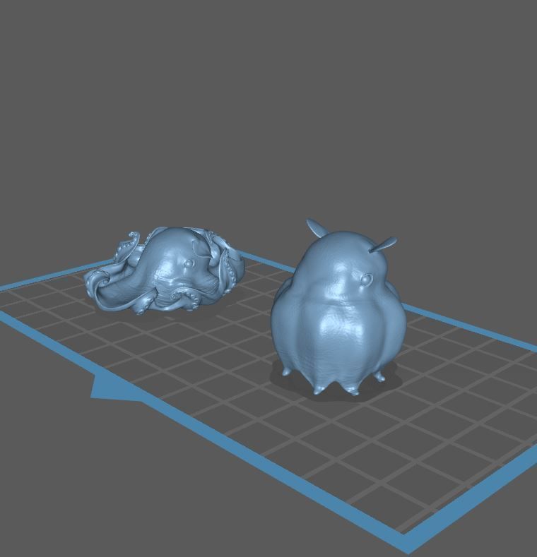 Flap jack Octopus Umbrella and Adorabilis 3D Print Model 3D print model_11