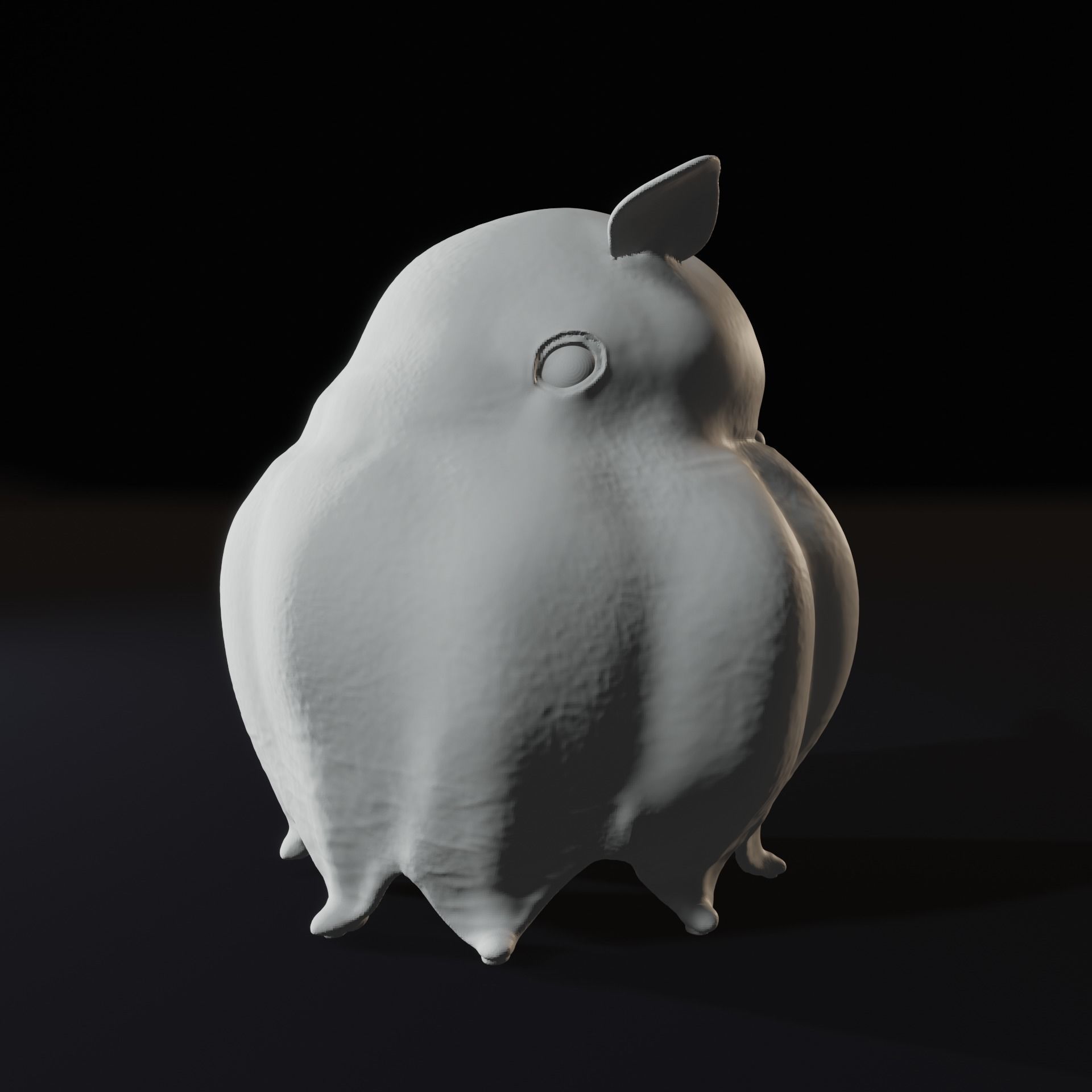 Flap jack Octopus Umbrella and Adorabilis 3D Print Model 3D print model_6