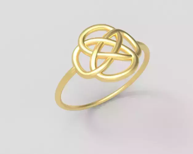 Celtic Knot Minimalist Ring
