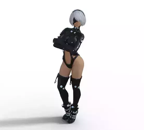 sexy Nier2b reika stand 3D print model