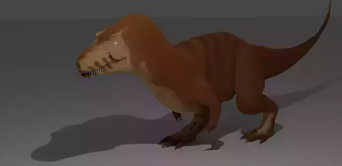 T-Rex Animated and Rigged Free 3D model T-Rex Animated and Rigged Free 3D model