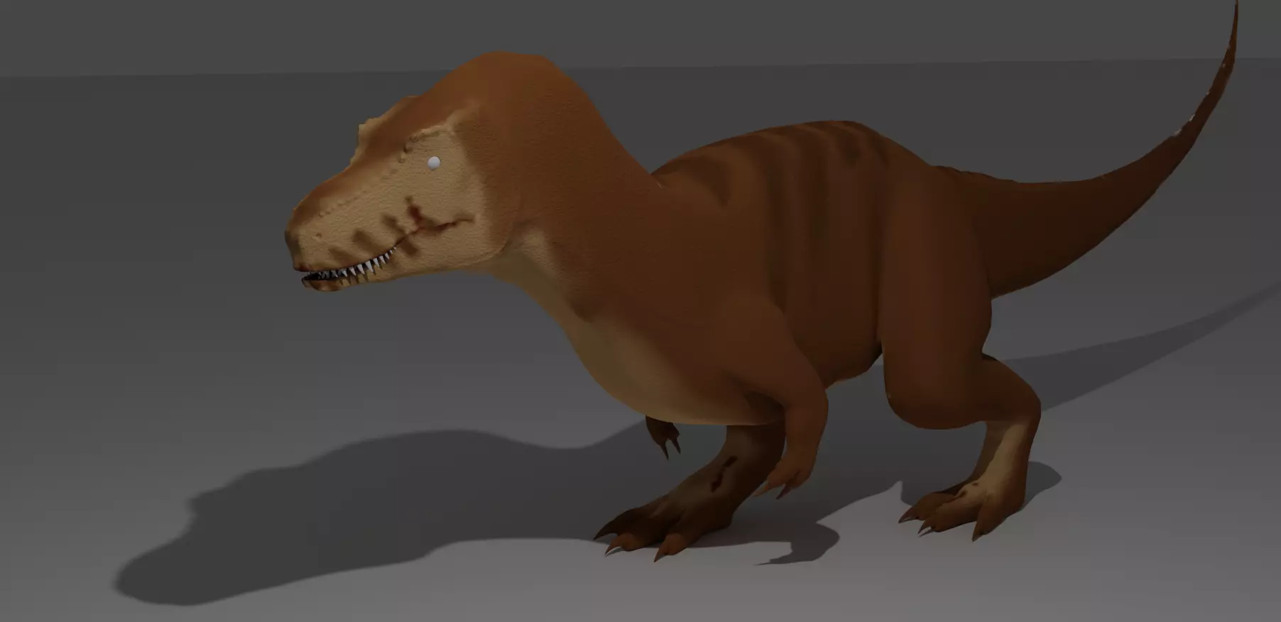 T-Rex Animated and Rigged Free 3D model_0