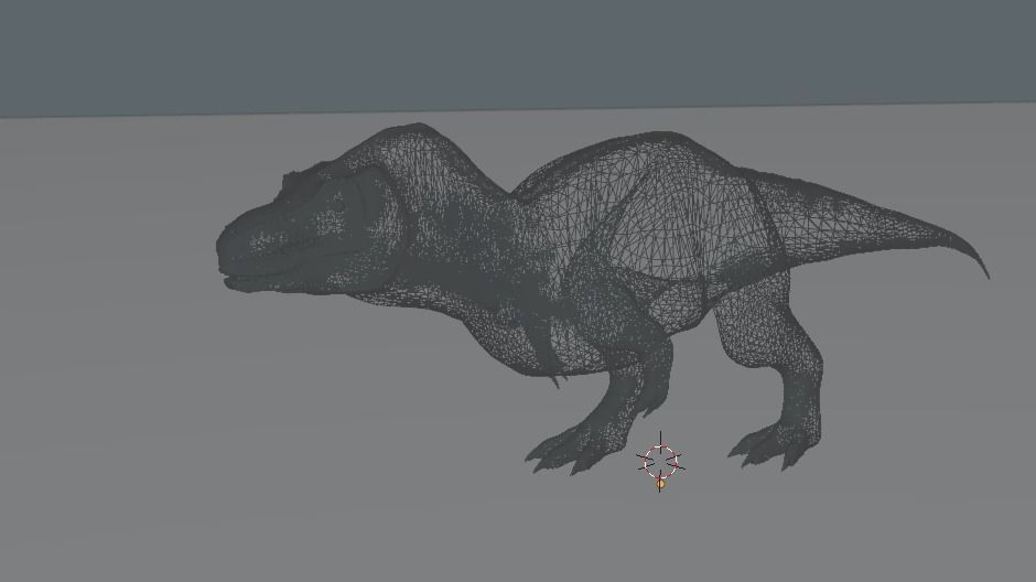 T-Rex Animated and Rigged Free 3D model_3