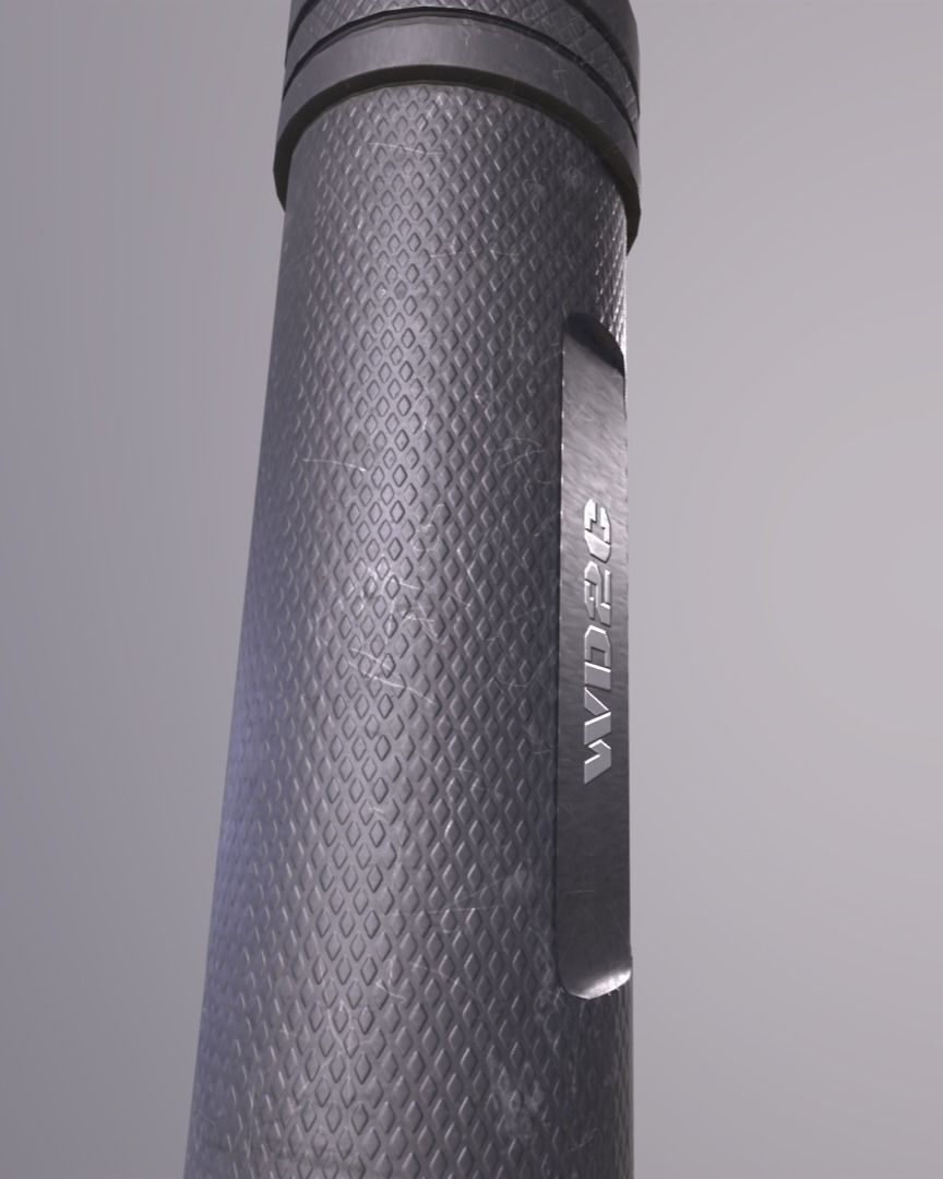 Modern flashlight PBR Low-poly 3D model_6