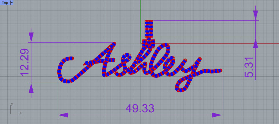 CURSIVE ASHLEY DIAMOND NAME PENDANT JEWELRY 3D print model_9