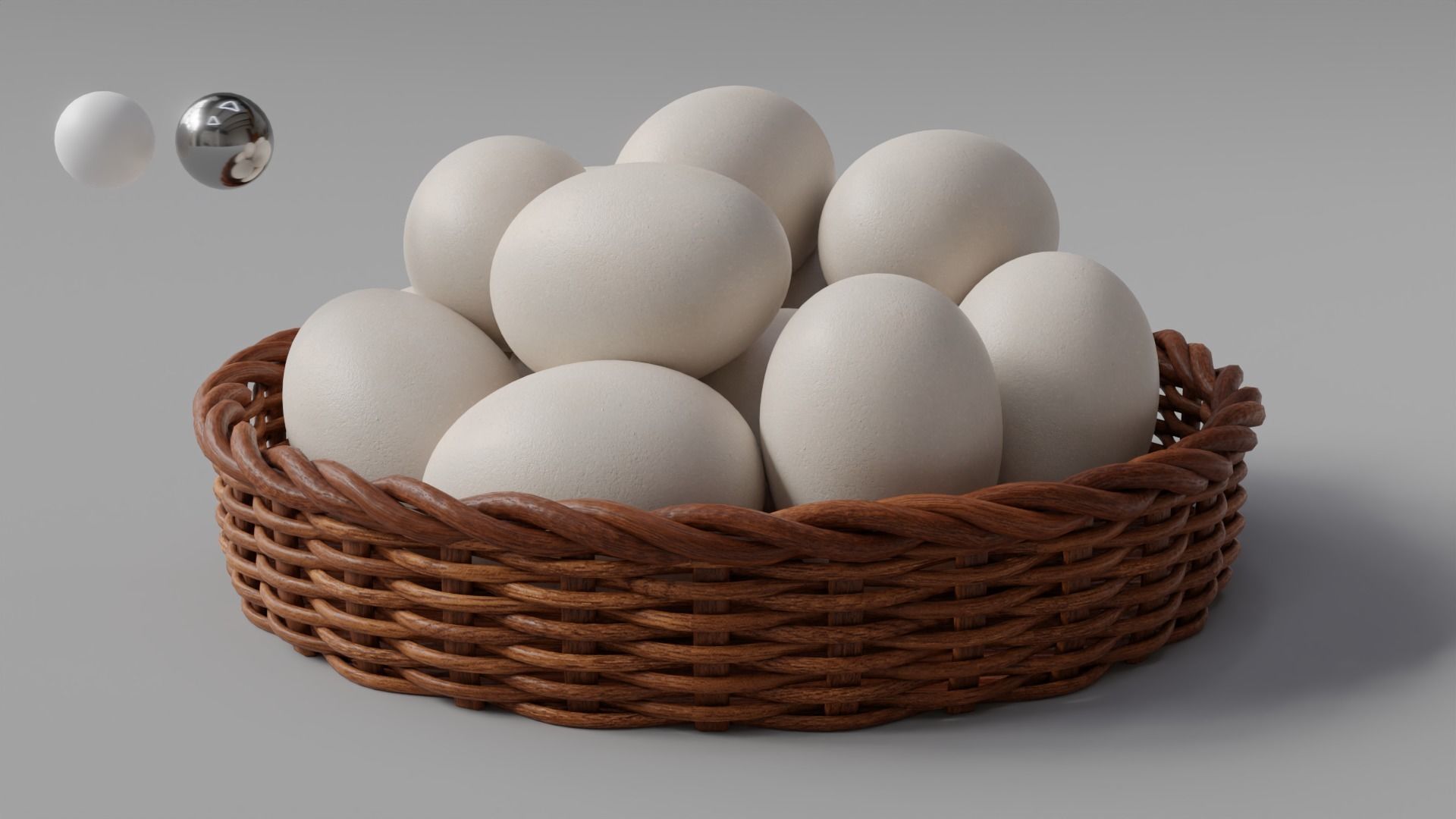 wicker basket eggs 02 3D model_2