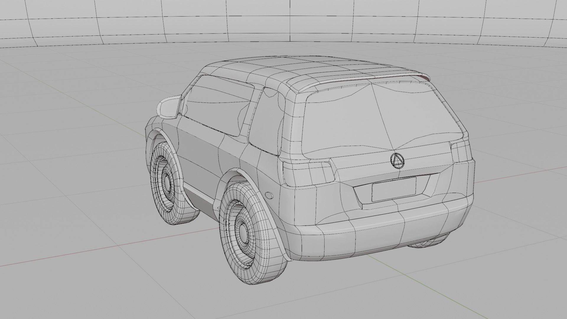 Cartoon toy vehicles Low-poly 3D model_14