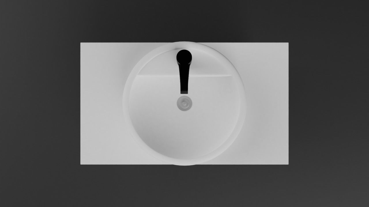 Sink cabinet 3D model_6