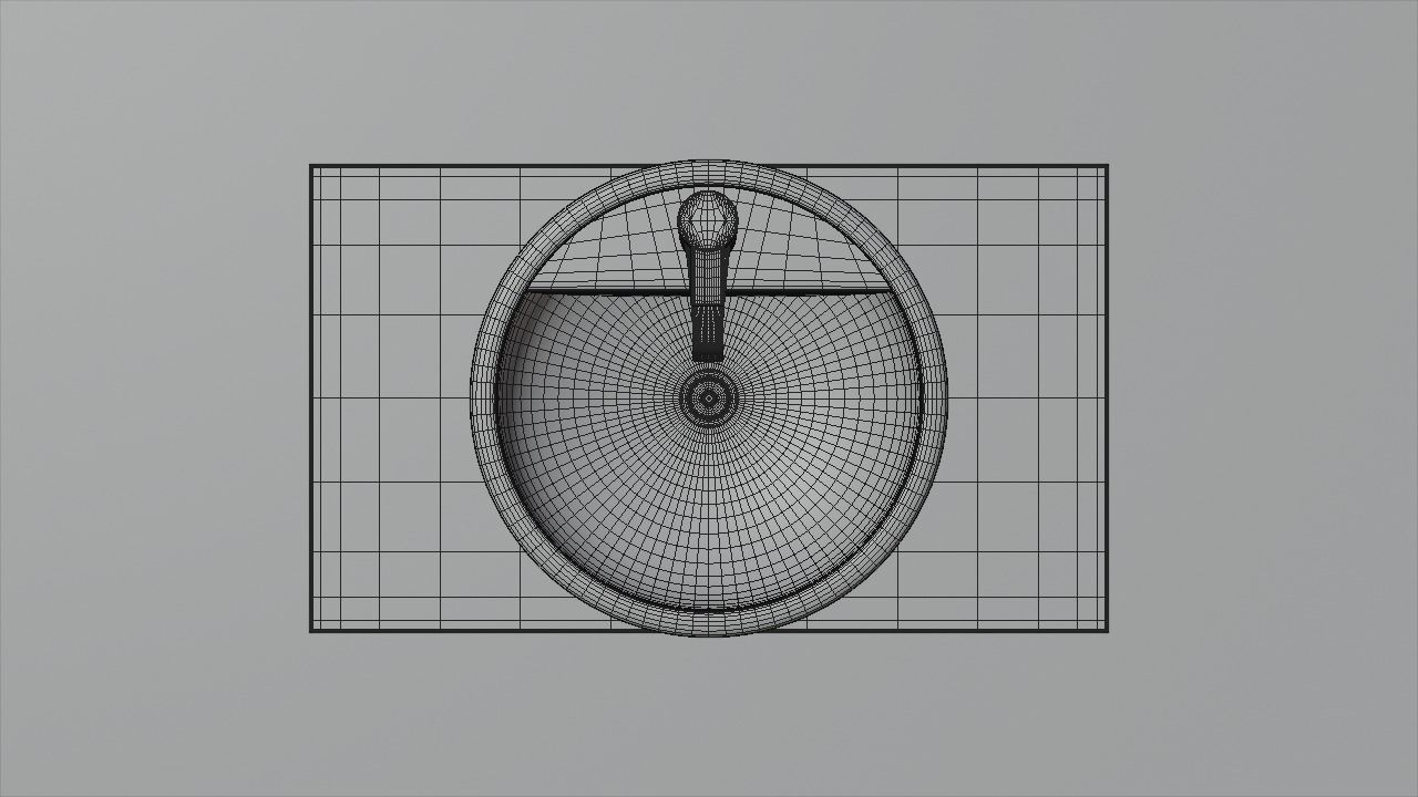 Sink cabinet 3D model_13