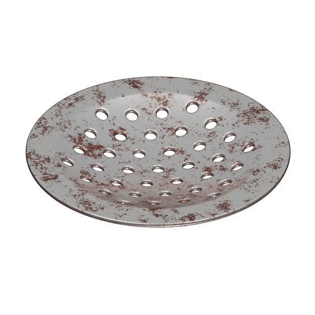 Rusty Bathroom Strainer 3D model_1