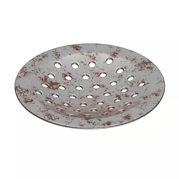 Rusty Bathroom Strainer 3D model_0