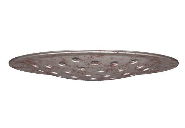 Rusty Bathroom Strainer 3D model_4