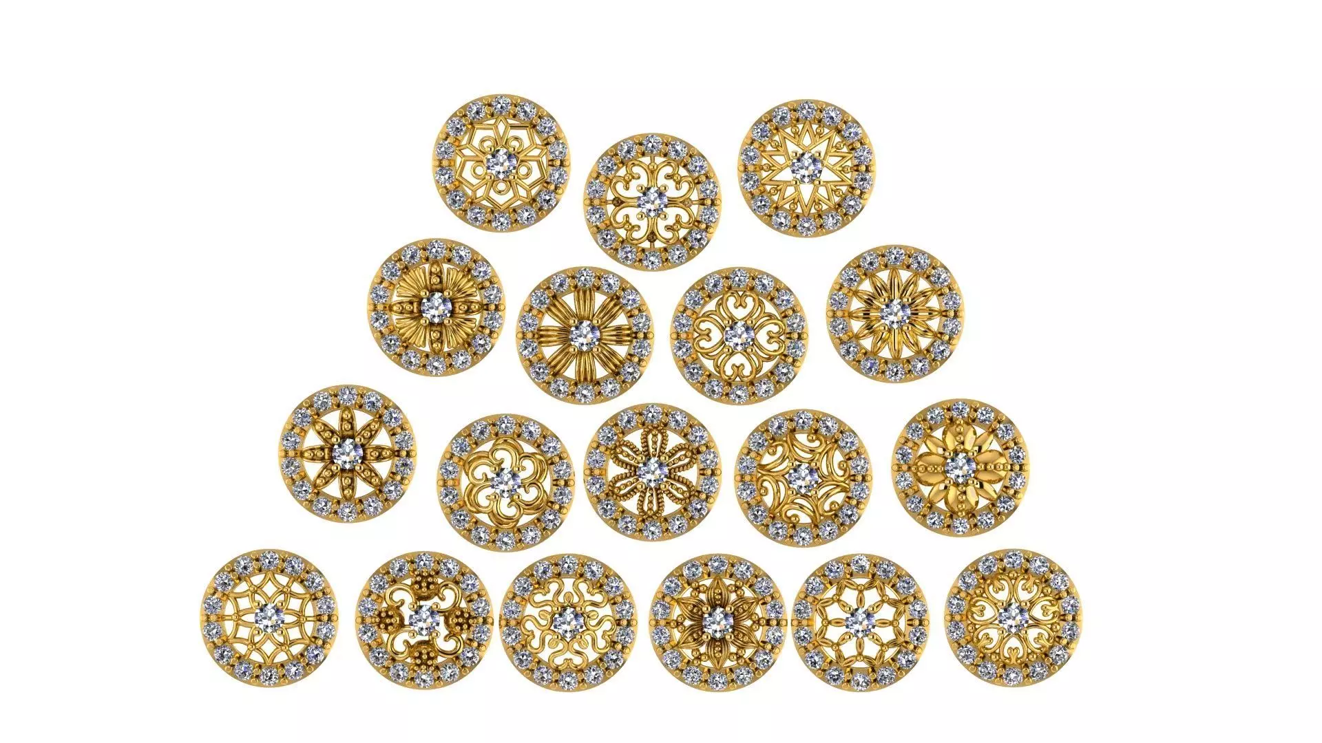 Earring 3D print model_0