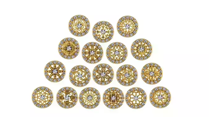 Earring 3D print model