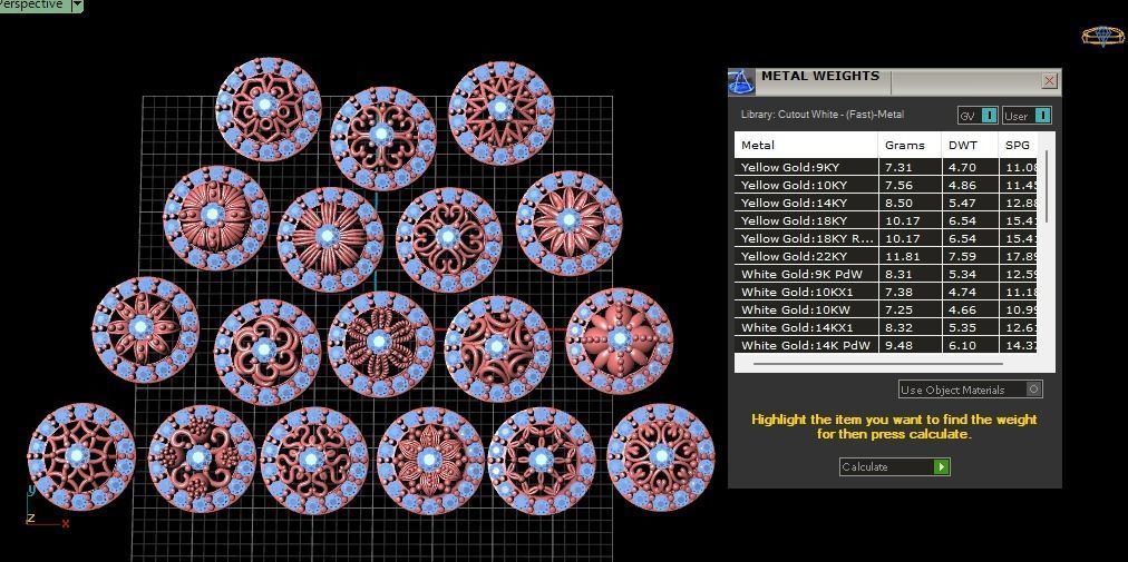 Earring 3D print model_9