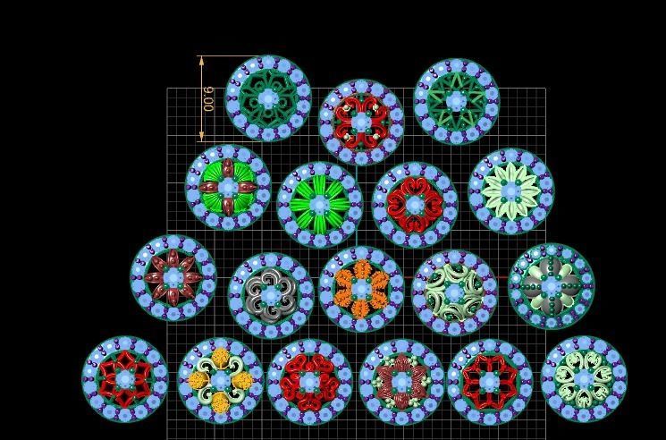 Earring 3D print model_8