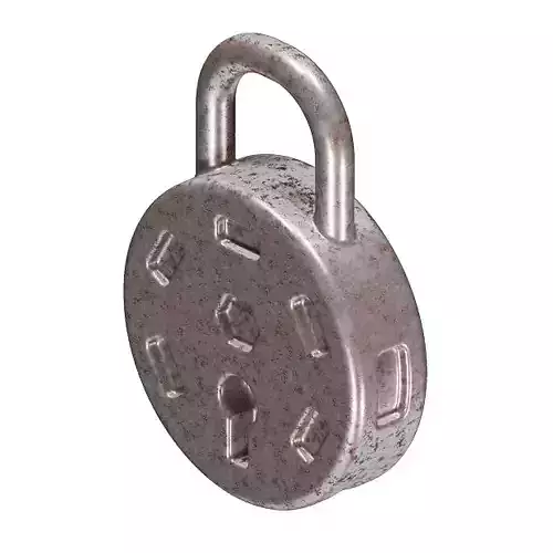 Rusty Lock 3D model