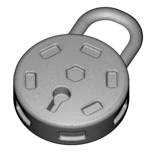Rusty Lock 3D model_5