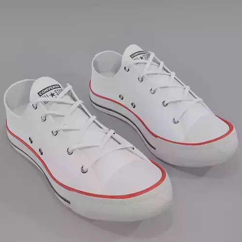 Conver All Stars Low White