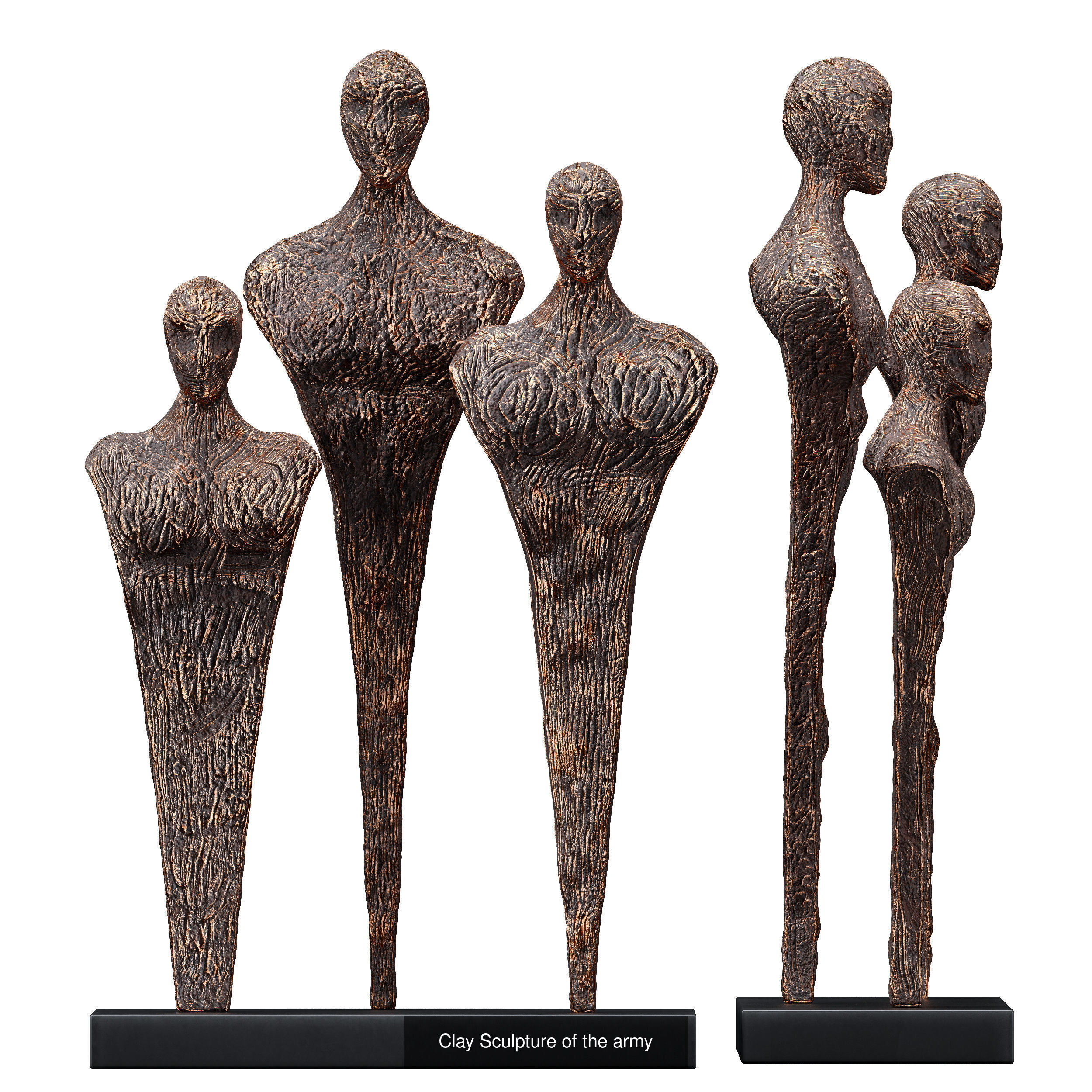 8 Different SETS of Sculpture SET VOL78 3D Model Collection_7