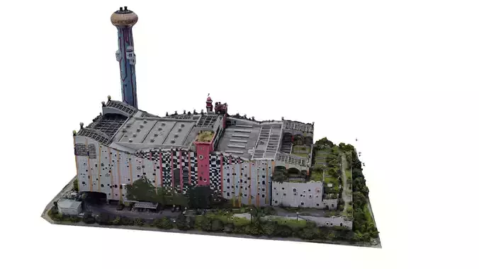 Prop Building Free 3D model