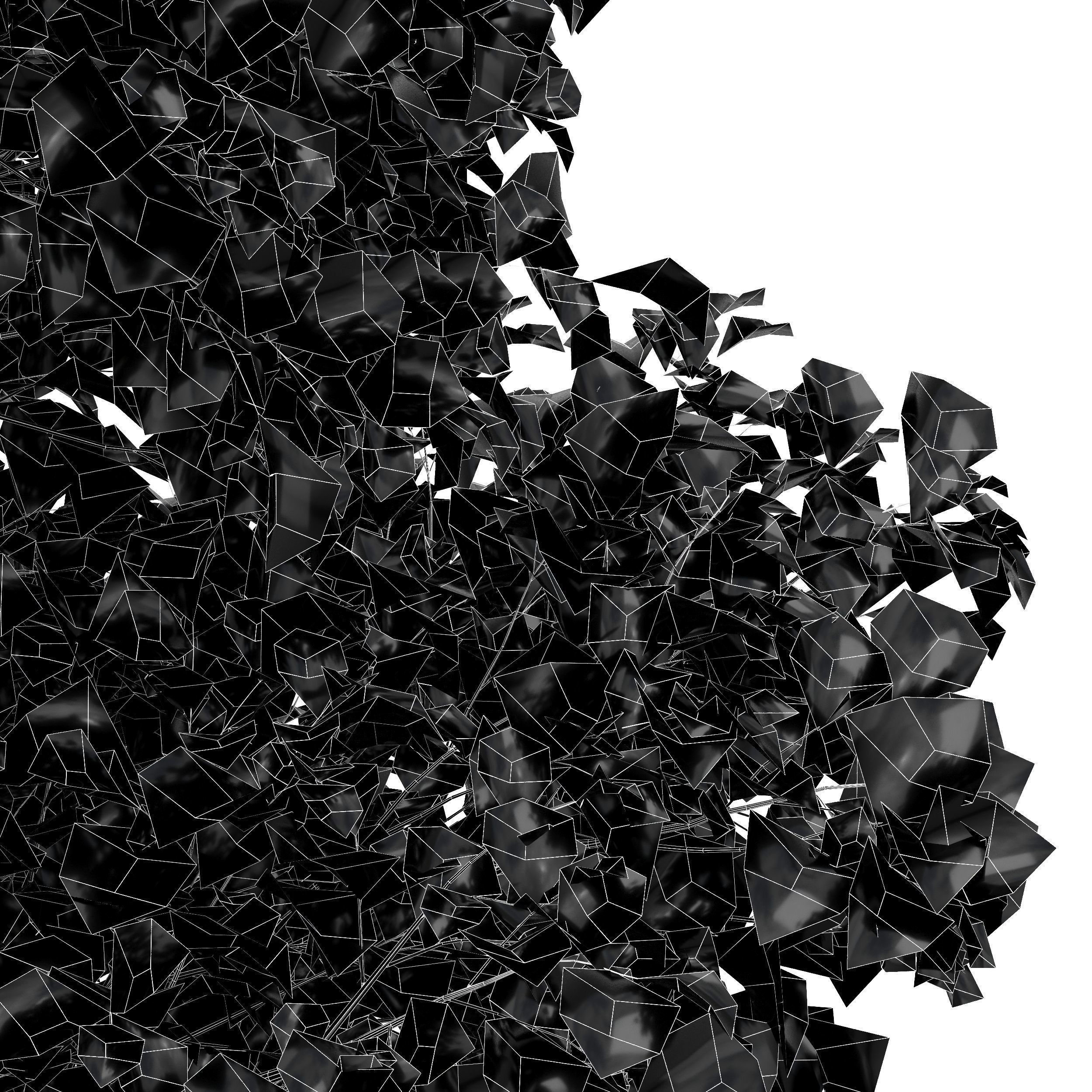 6 Different SETS of Tree SET VOL79 3D Model Collection_37