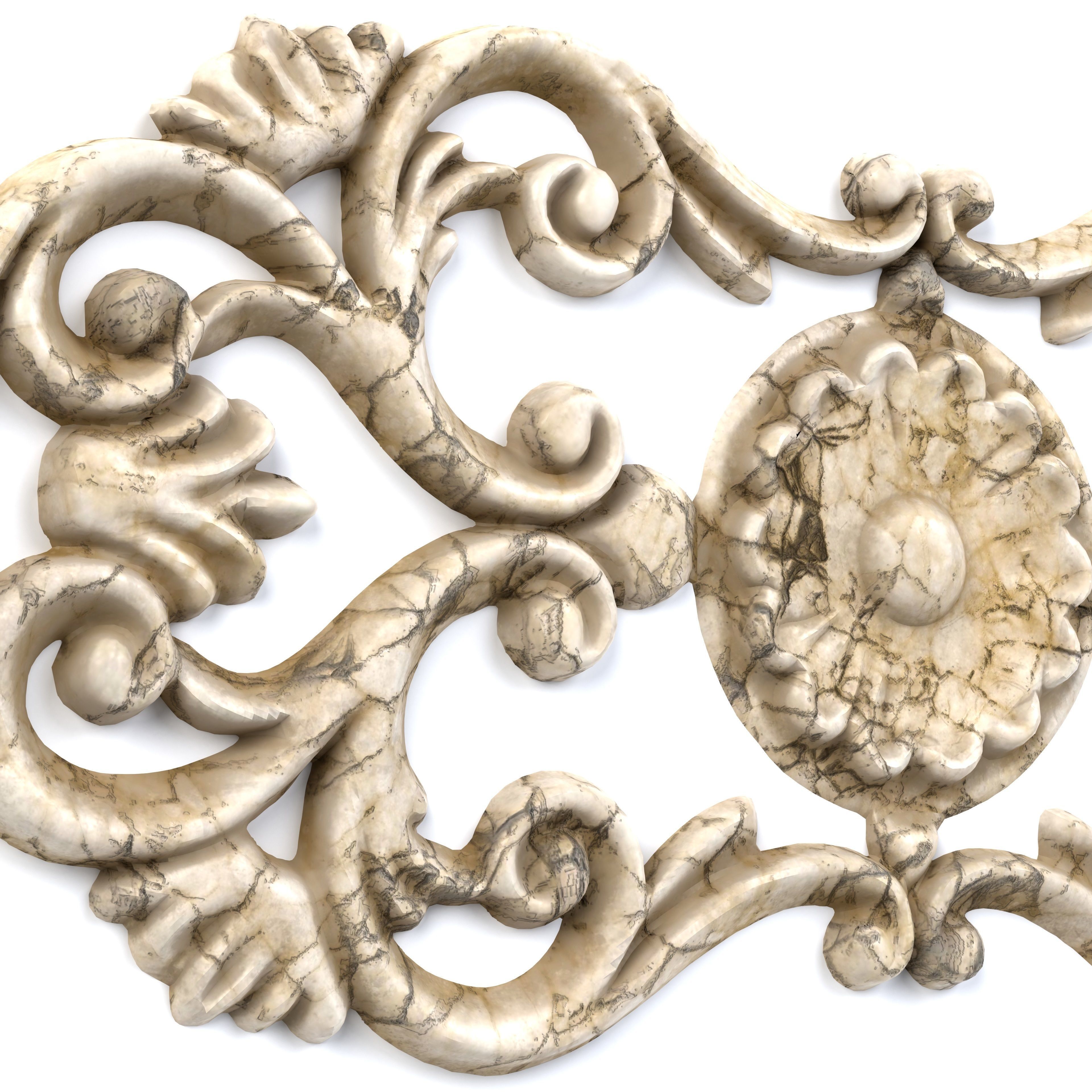 3 Low-Poly Ornament Vol 10-2 Low-poly 3D model_2