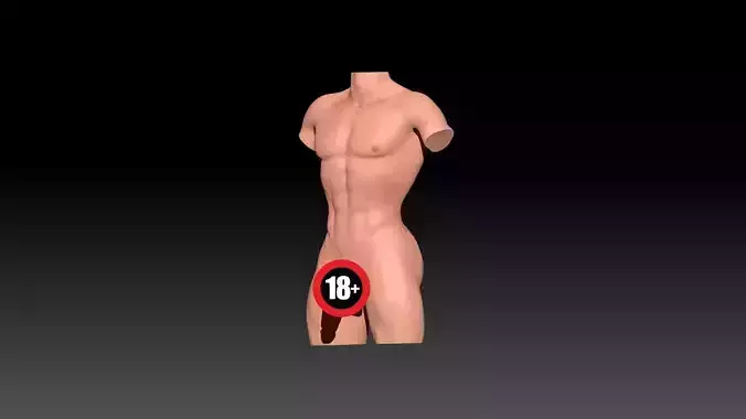 Man torso 3D print model Man torso 3D print model