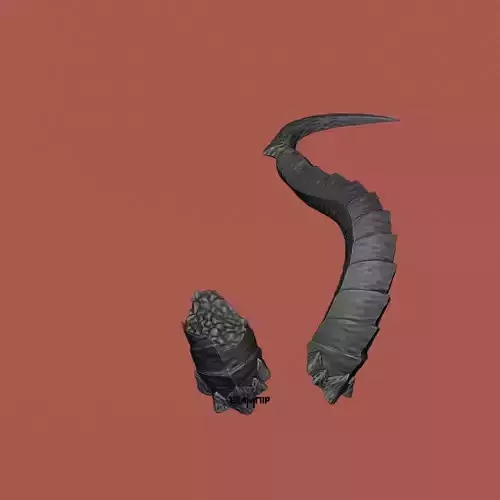 TIEFLING HORNS 1 3D print model
