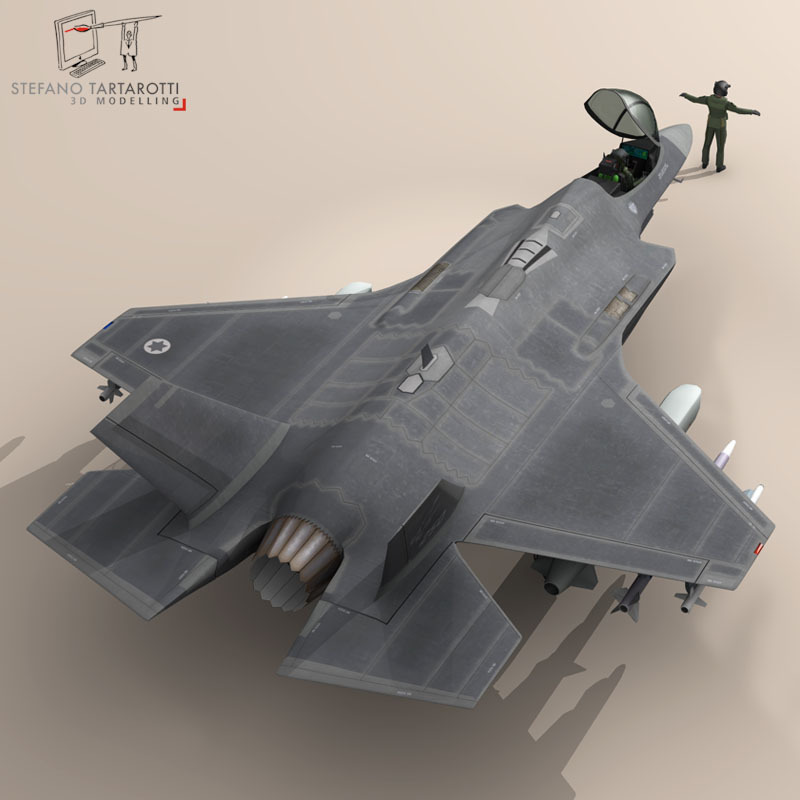 F35A - Israeli Air Force 3D model_1
