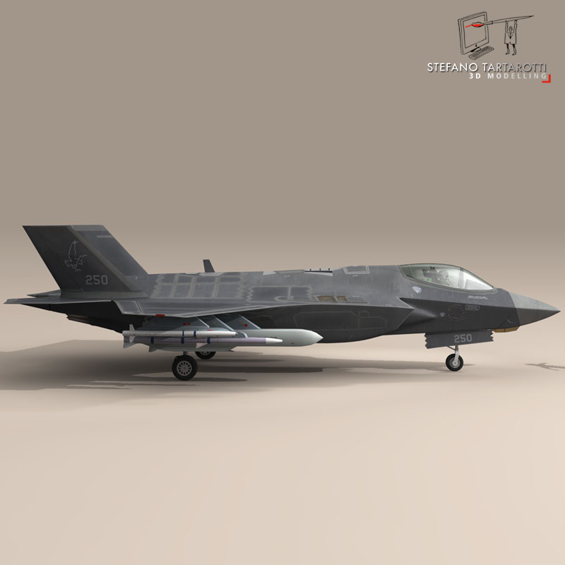 F35A - Israeli Air Force 3D model_11