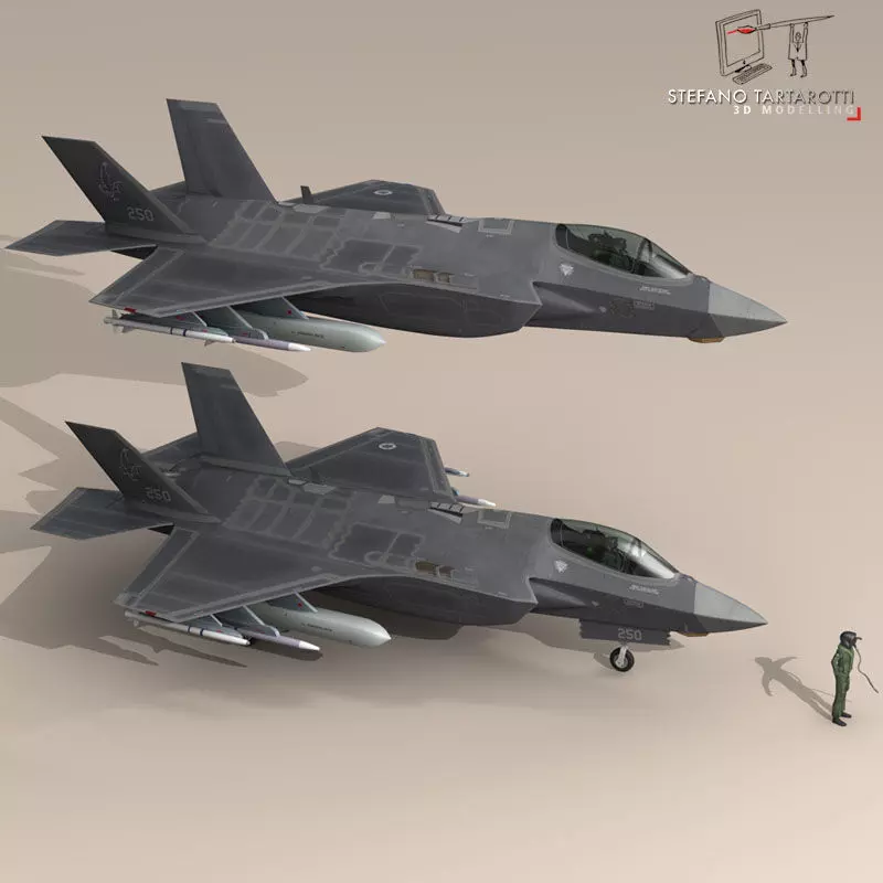 F35A - Israeli Air Force 3D model_0