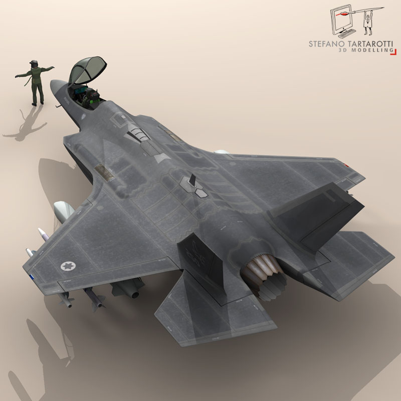 F35A - Israeli Air Force 3D model_6